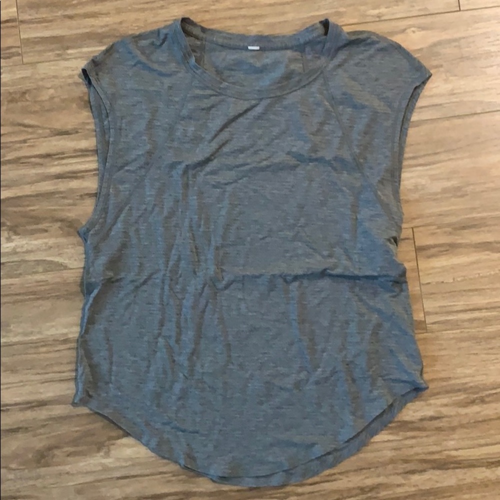 Lululemon Grey Muscle Tank
